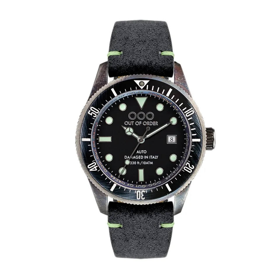 Out Of Order Auto orologio automatico 44mm nero