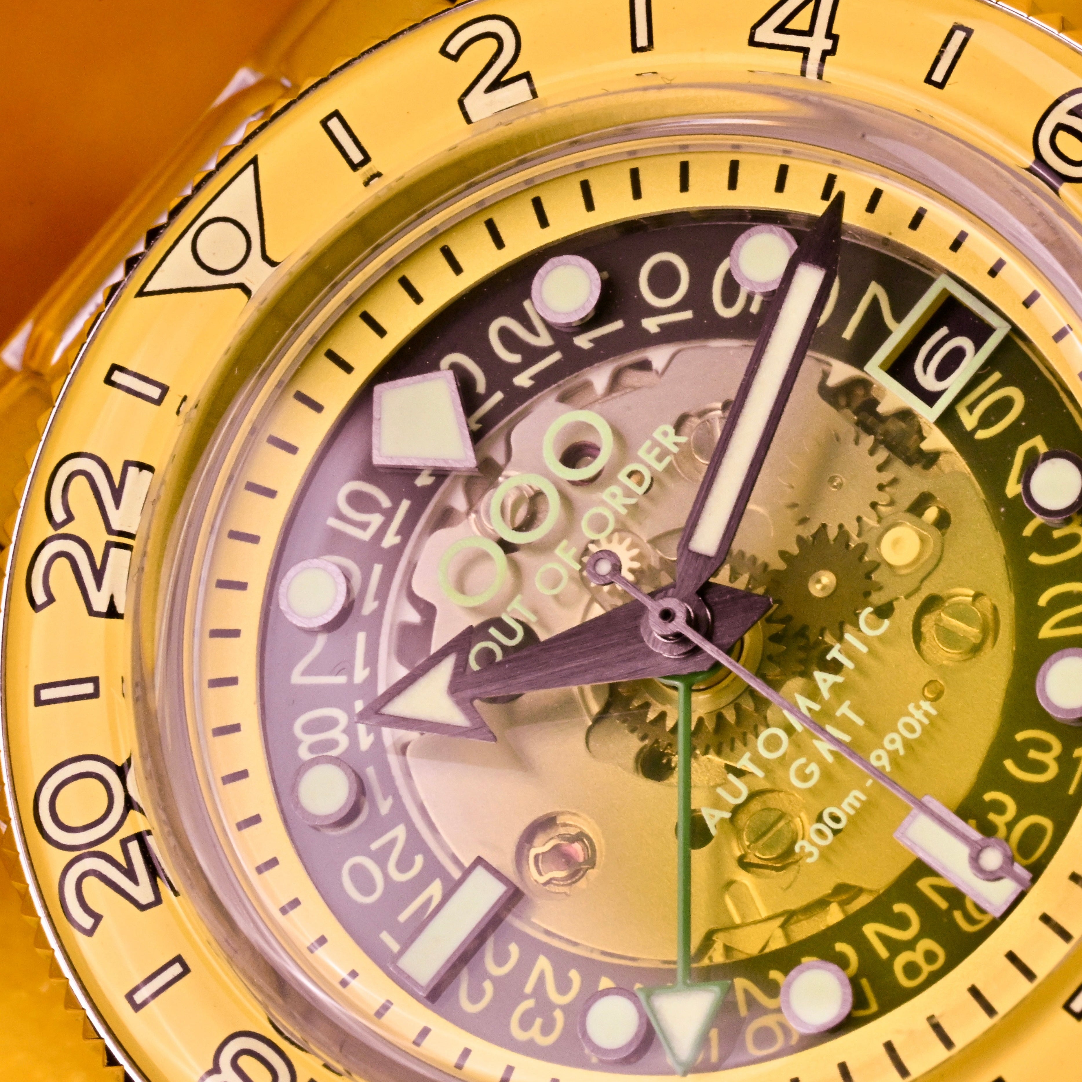 Out Of Order Shaker Limoncello orologio GMT automatico 40mm