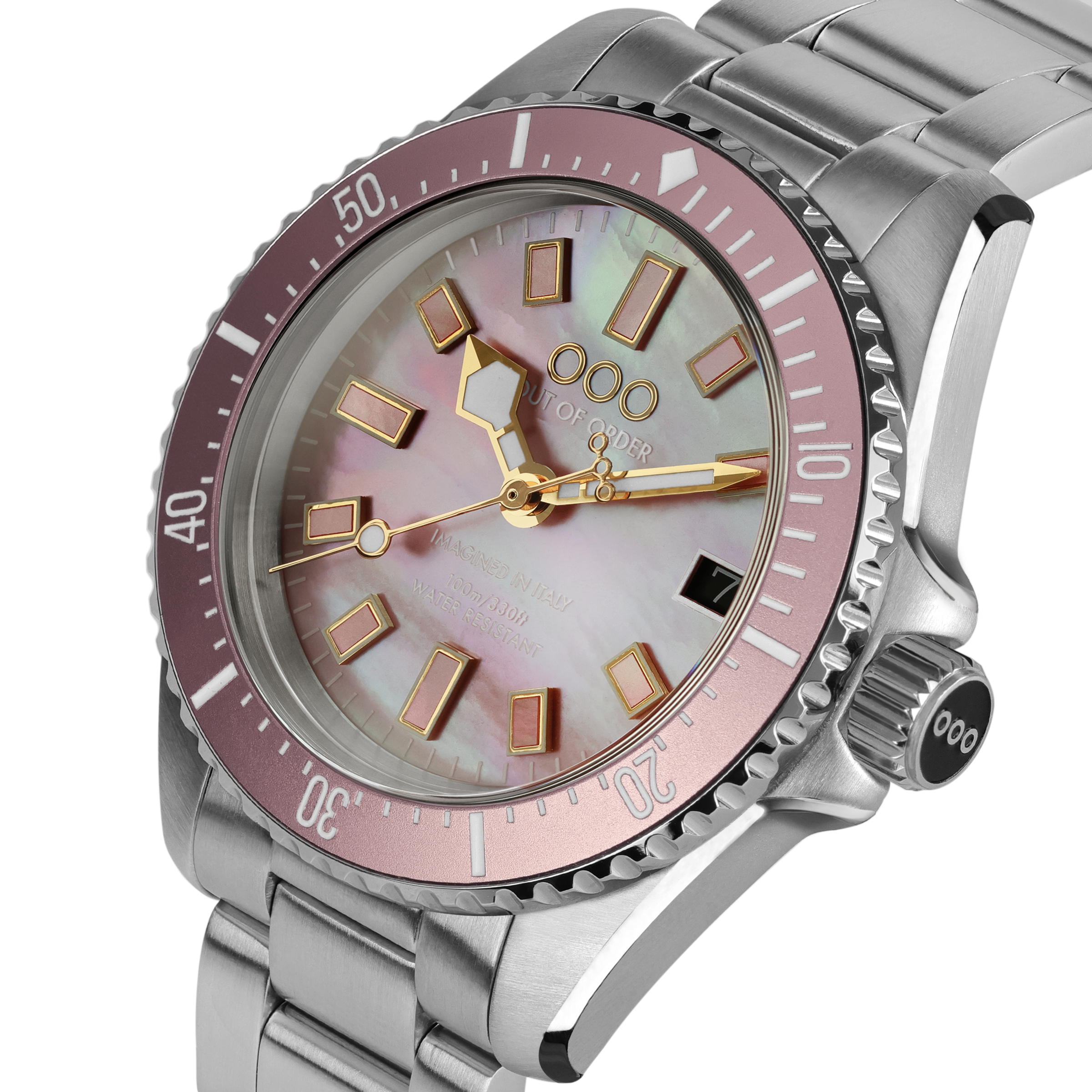 Out Of Order Casanova Mop Pink orologio madreperla rosa