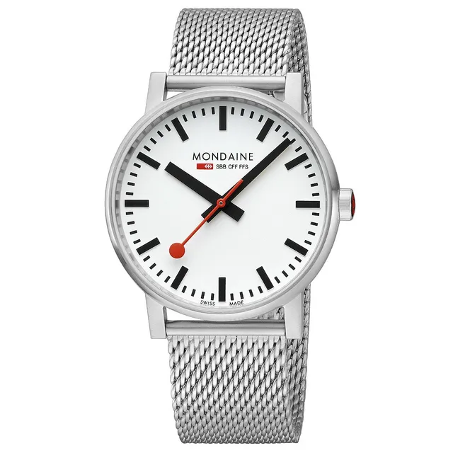 Mondaine evo2 Big orologio 43mm acciaio quarzo