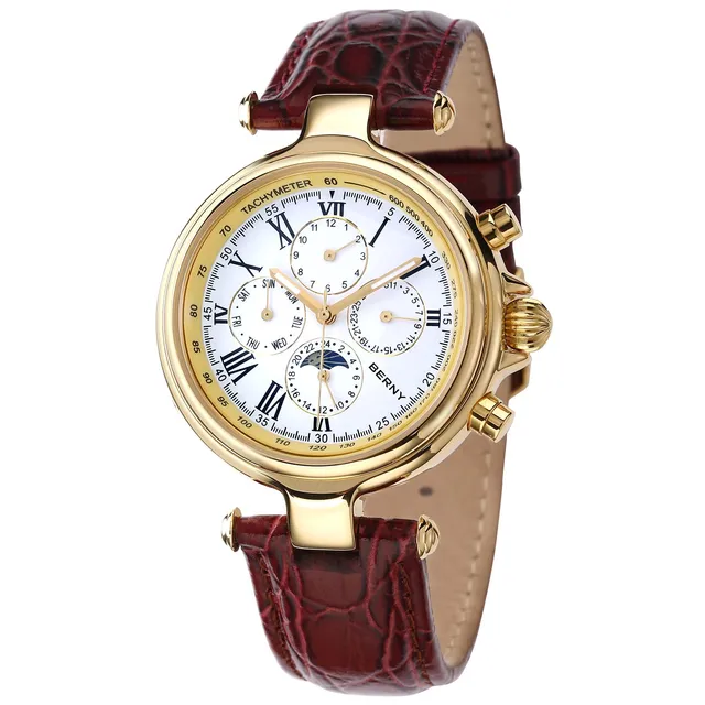 Berny AM053VM Orologio Automatico Uomo Oro Multifunzione