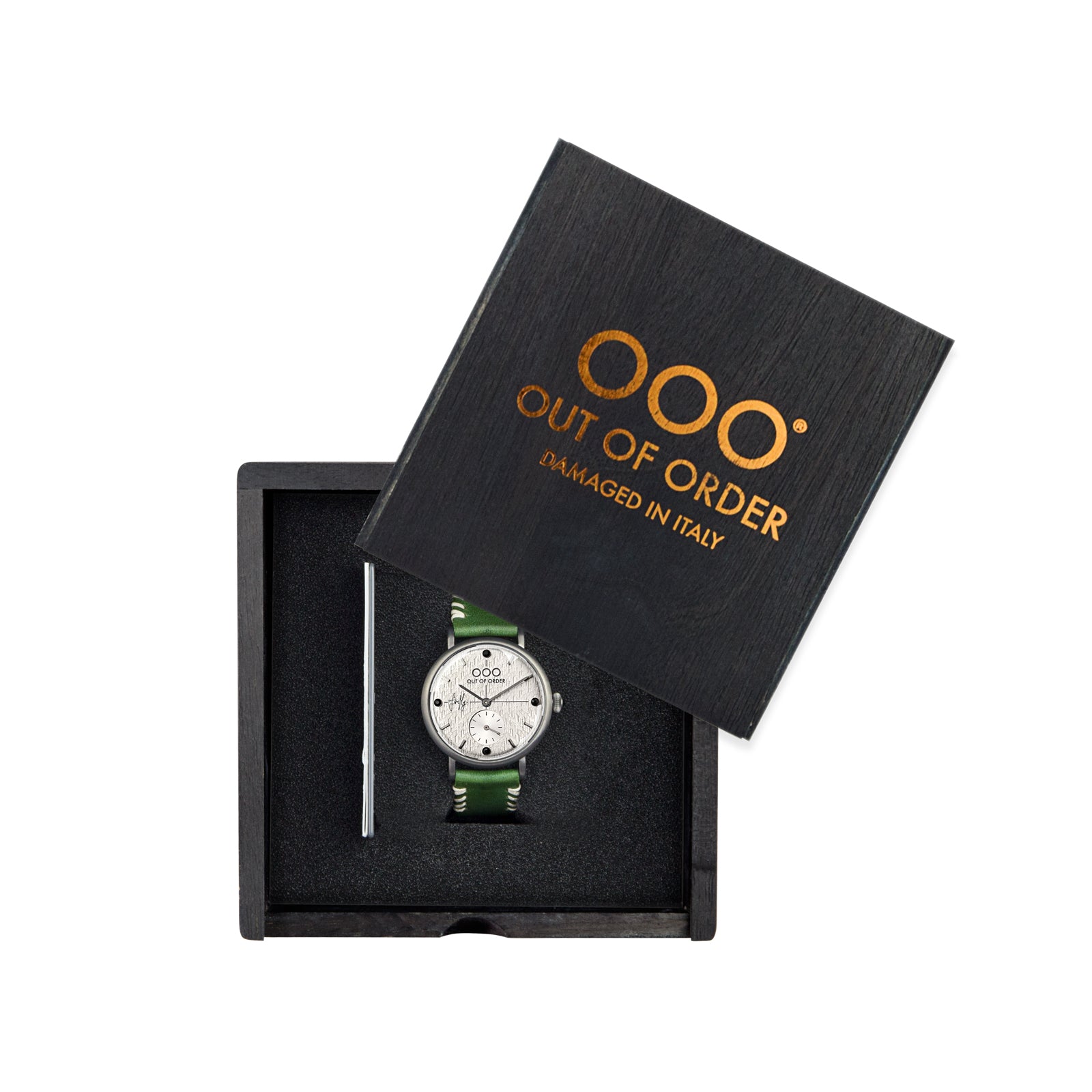 Out Of Order Firefly 41 Green orologio 41 mm verde bianco