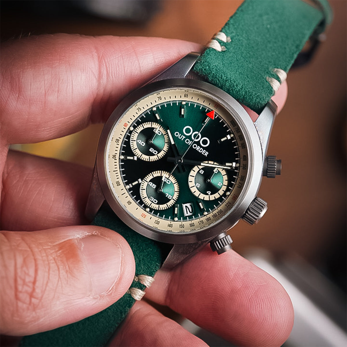 Out Of Order Sporty Royal Green cronografo 40 mm verde