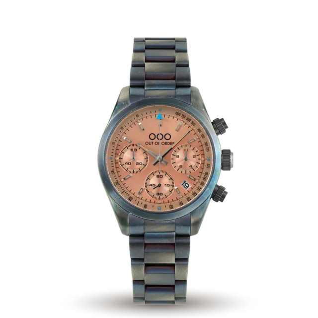 Out Of Order Sporty Cronografo Peach orologio acciaio 40 mm