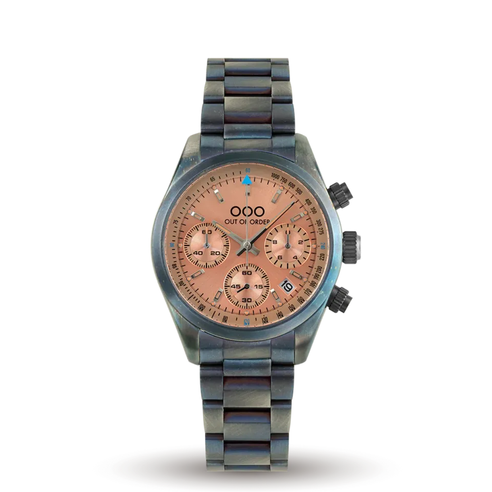 Out Of Order Sporty Cronografo Peach orologio acciaio 40 mm