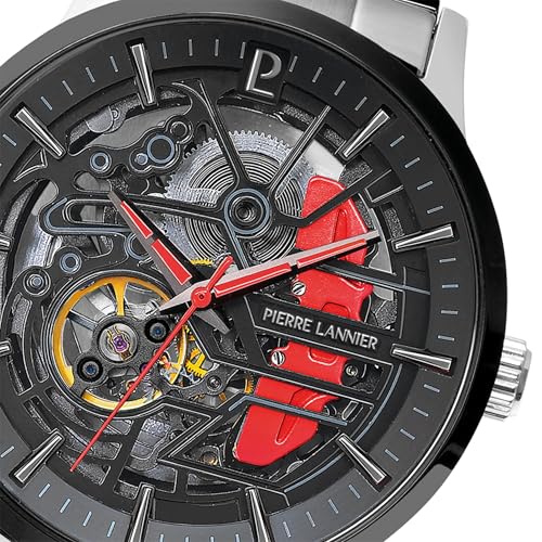 Pierre Lannier Paddock orologio automatico 43 mm acciaio