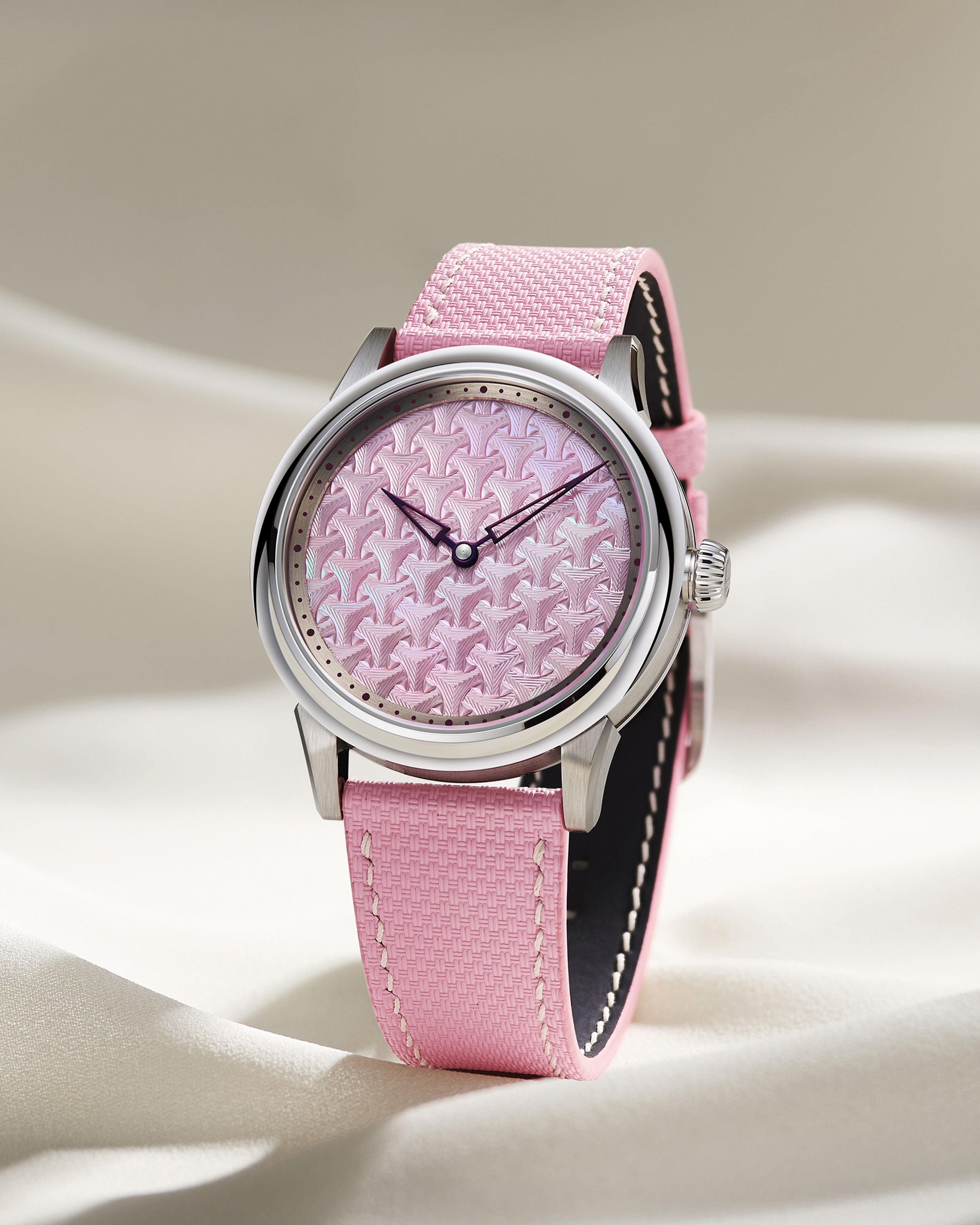 Selten Jui Bauhinia orologio rosa madreperla