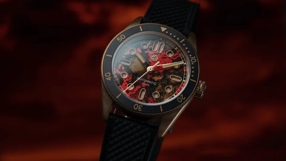 Selten Salvage Bronze Red Sunset orologio bronzo