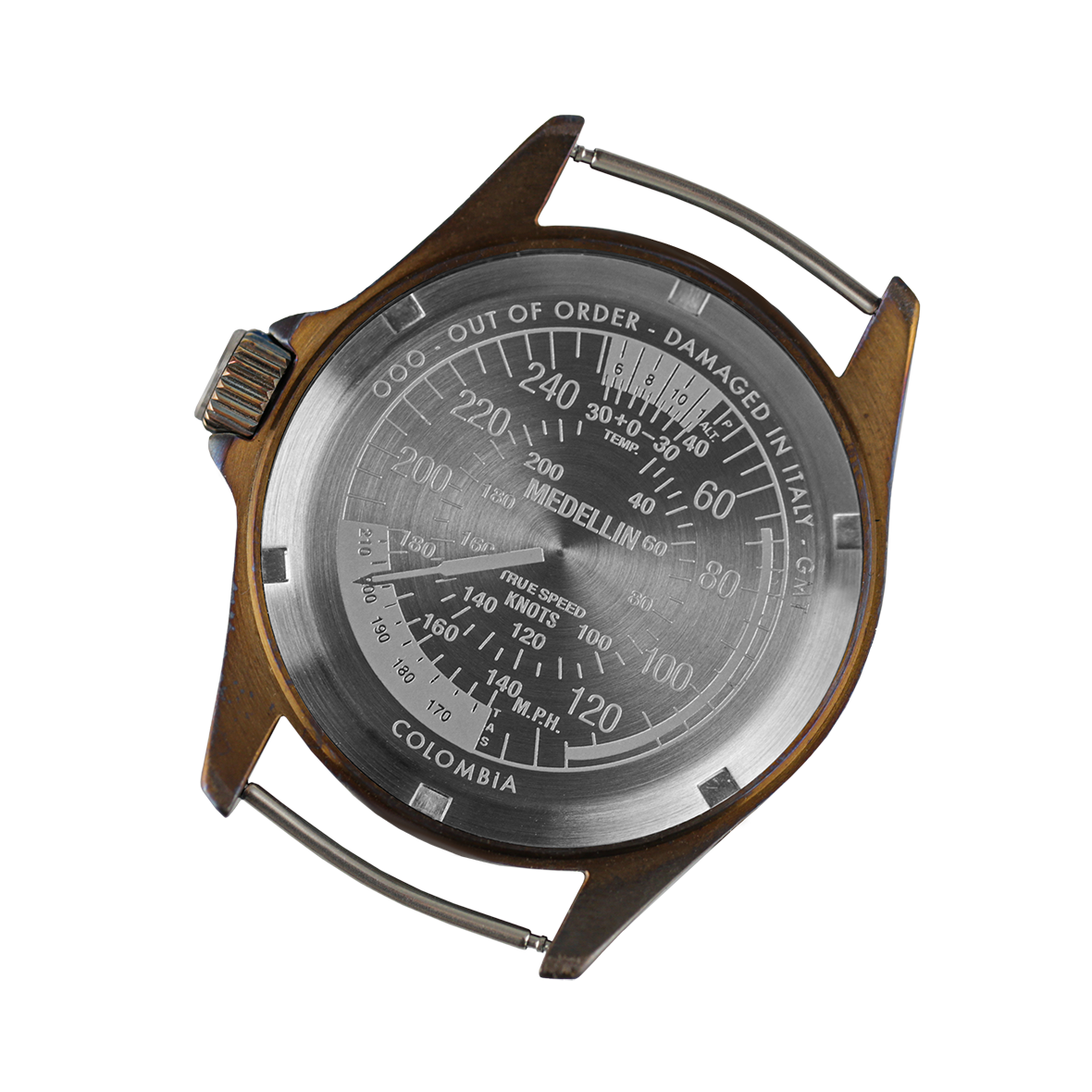 Out Of Order GMT Medellin orologio quarzo 44mm bianco