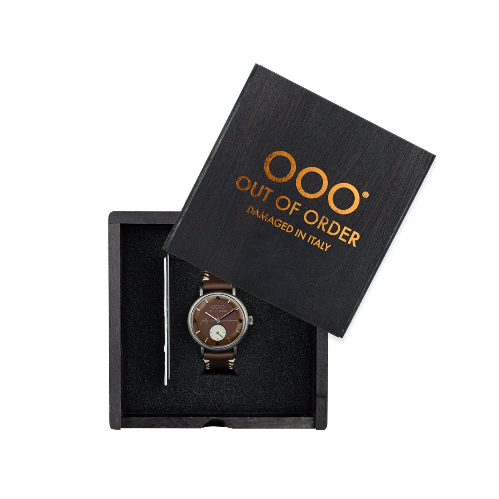 Out Of Order Firefly 41 Marrone Scuro orologio 41 mm marrone