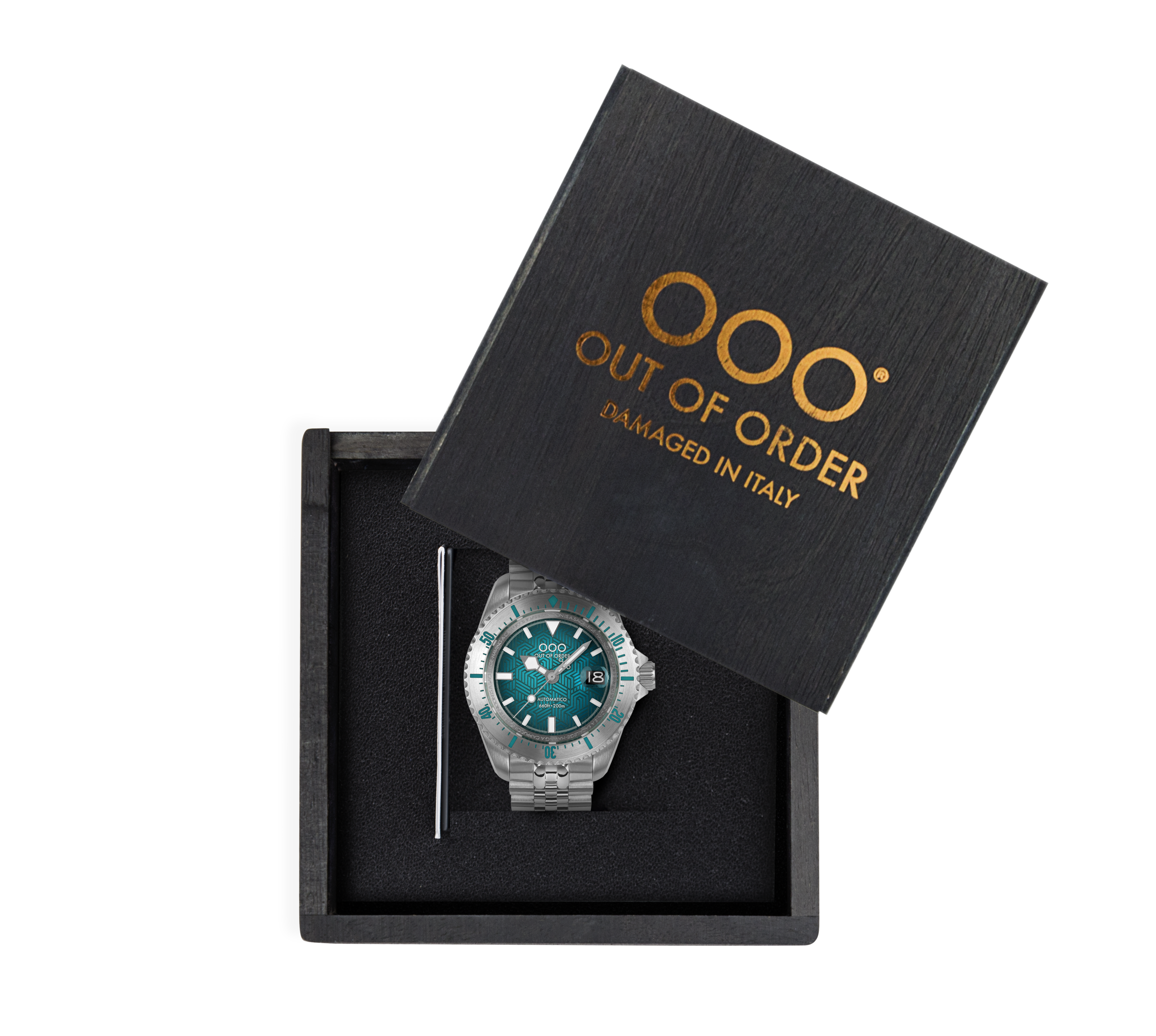 Out Of Order Diverissimo Azteco Ottanio orologio verde 42 mm