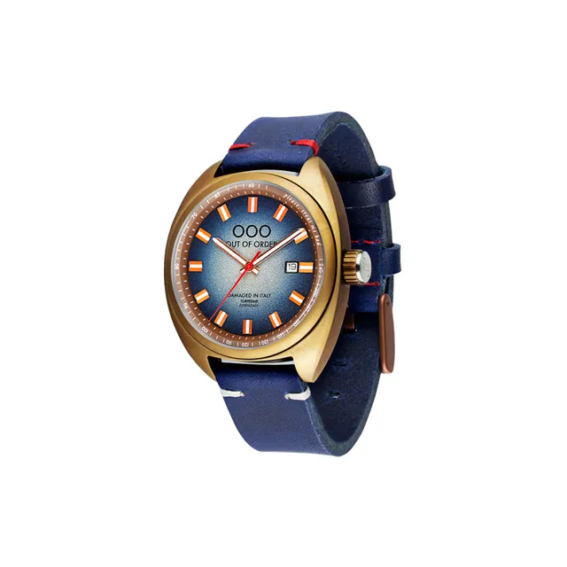 Out Of Order Torpedine 3H orologio quarzo 42 mm blu