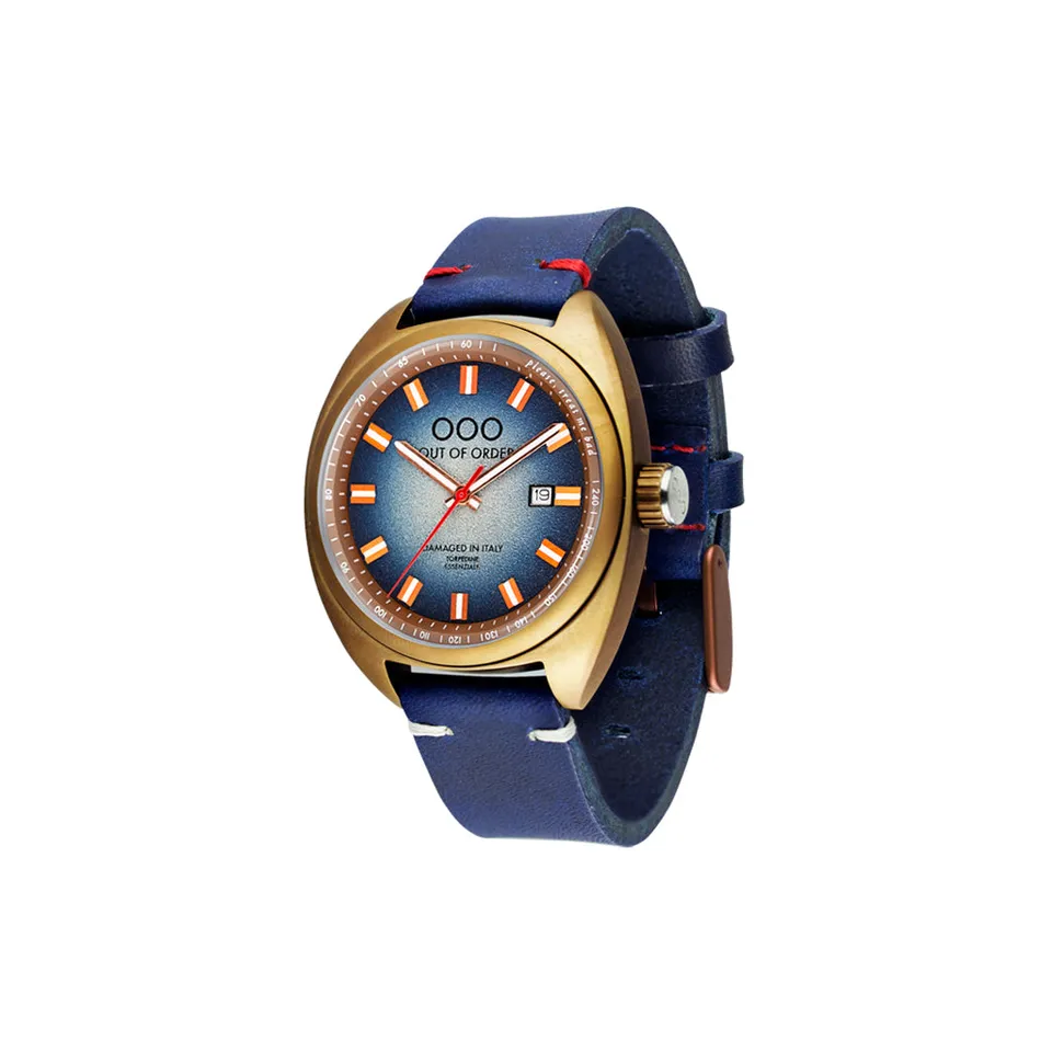 Out Of Order Torpedine 3H orologio quarzo 42 mm blu