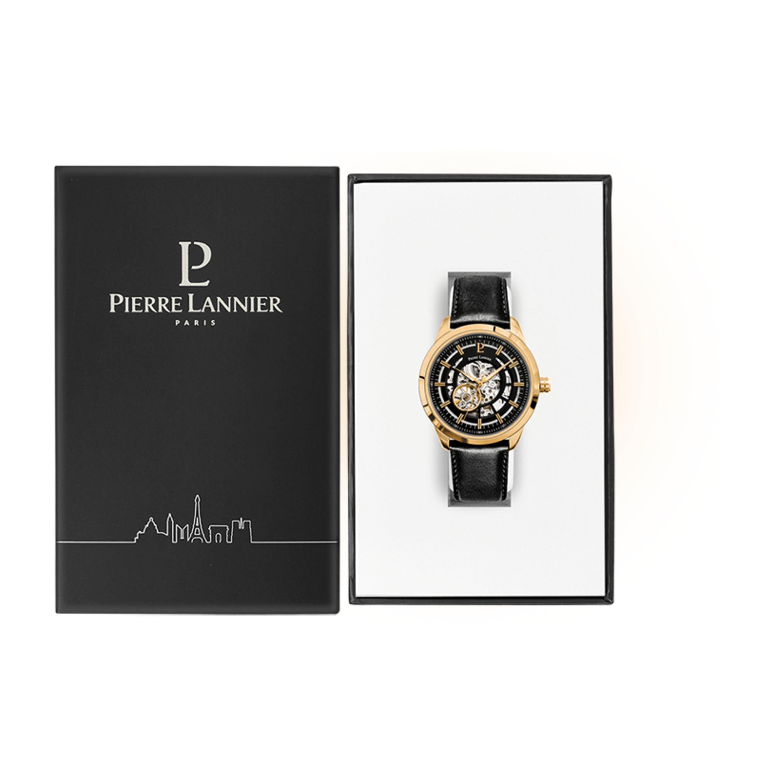 Pierre Lannier Automatic orologio automatico 44mm nero oro