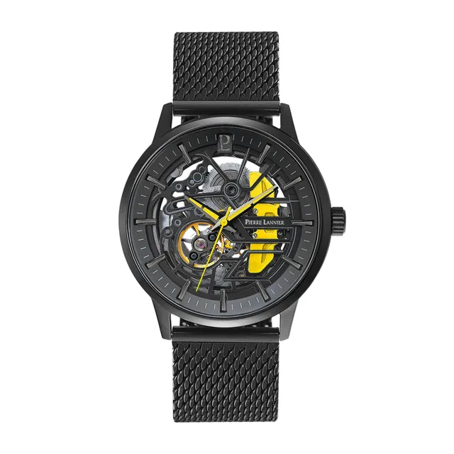 Pierre Lannier Paddock orologio automatico 43 mm acciaio