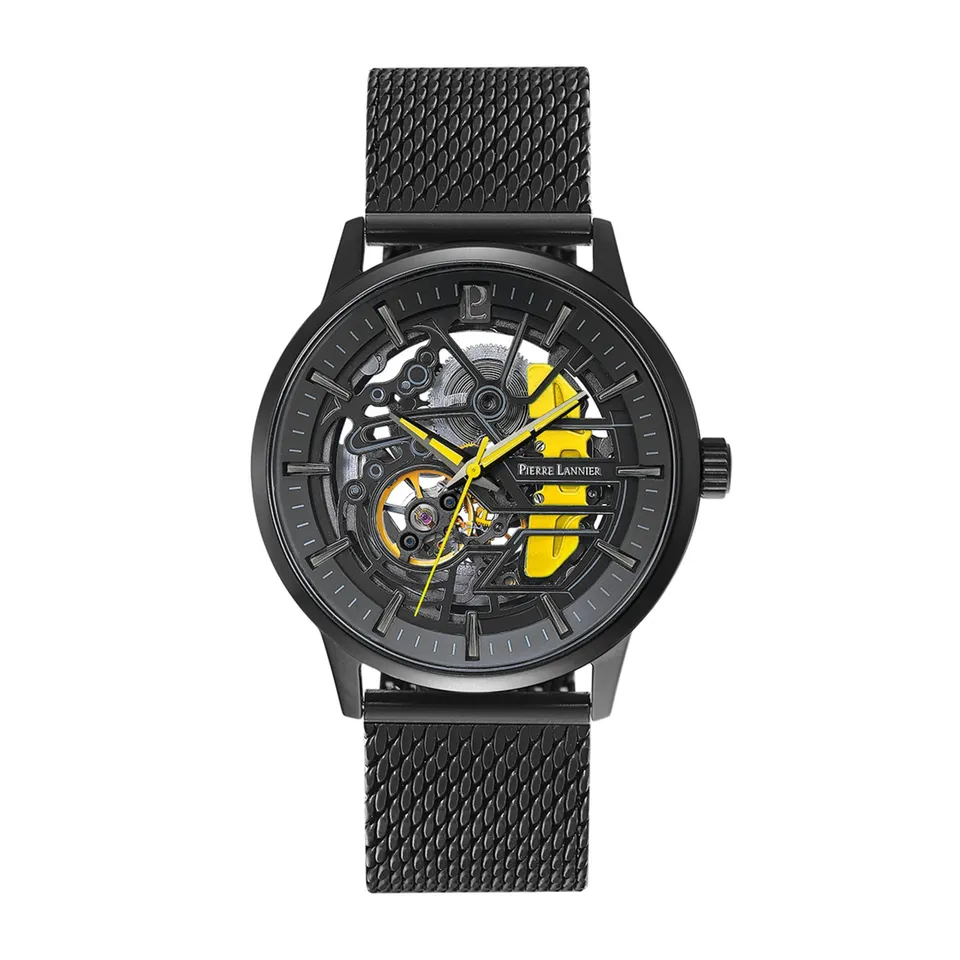 Pierre Lannier Paddock orologio automatico 43 mm acciaio