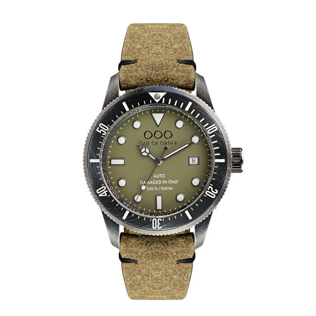 Out Of Order Green Auto orologio automatico 44mm verde