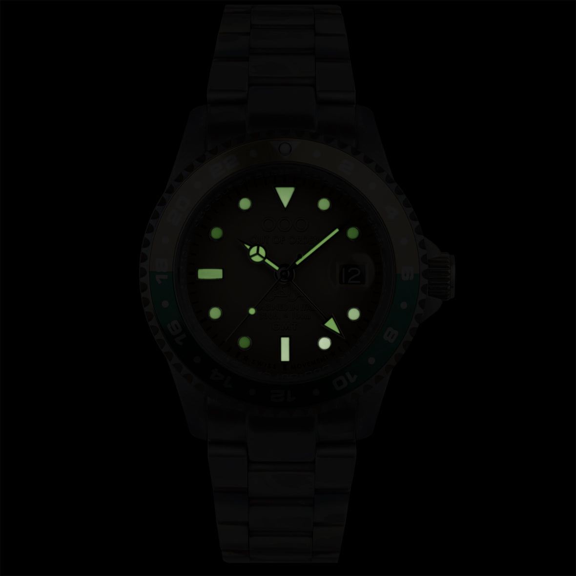 Out Of Order GMT Marrakesh orologio marrone 44mm acciaio