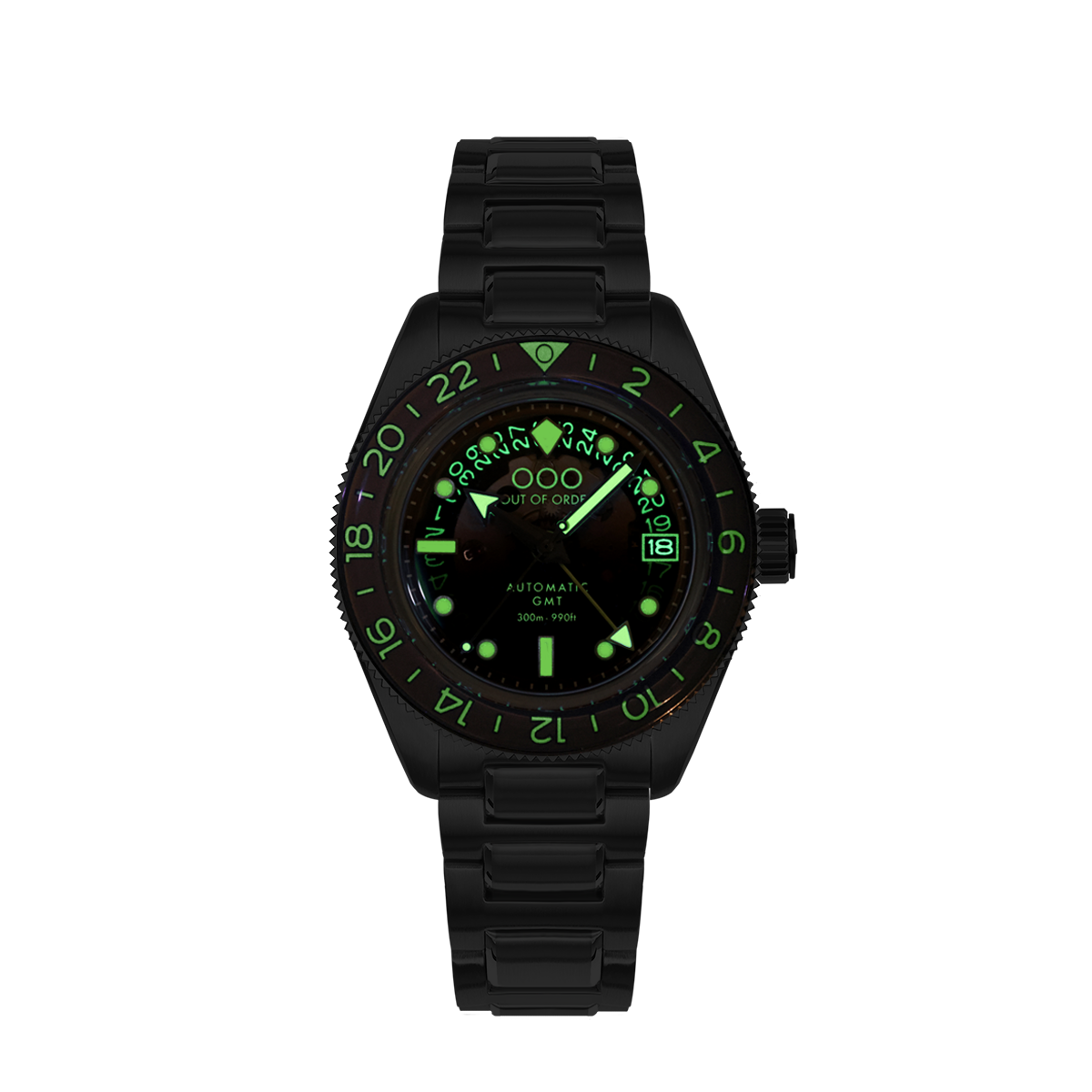 Out Of Order Shaker Cuba Libre GMT orologio 40 mm marrone