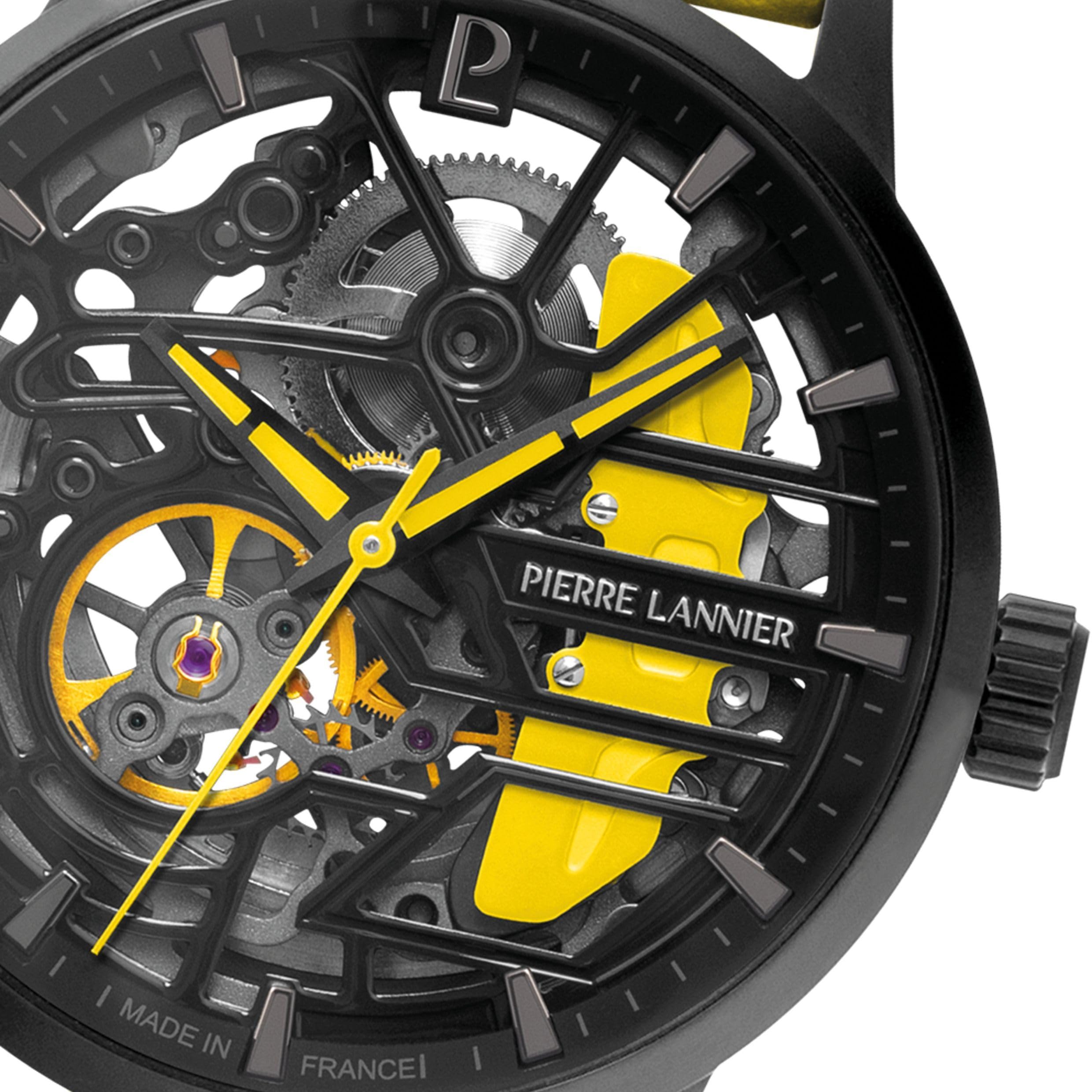 Pierre Lannier Paddock 145G849 orologio automatico giallo
