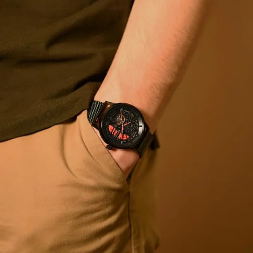 Pierre Lannier Paddock Orologio Automatico Nero 43 mm Scheletrato