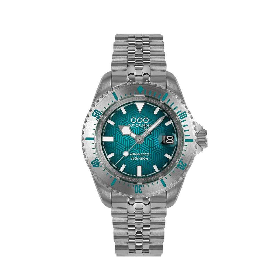 Out Of Order Diverissimo Azteco Ottanio orologio verde 42 mm