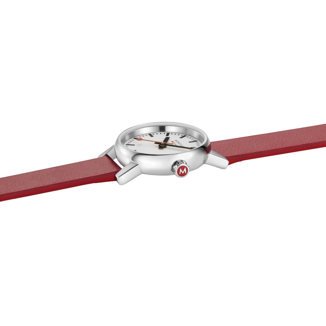 Mondaine evo2 Petite Rosso 26 mm Orologio Quarzo