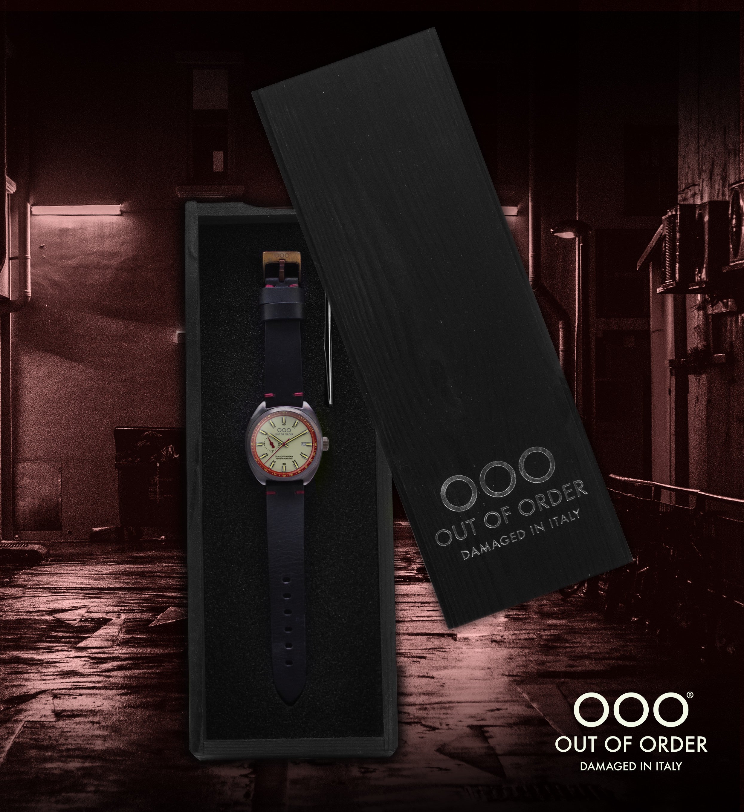 Out Of Order Torpedine Red orologio automatico rosso