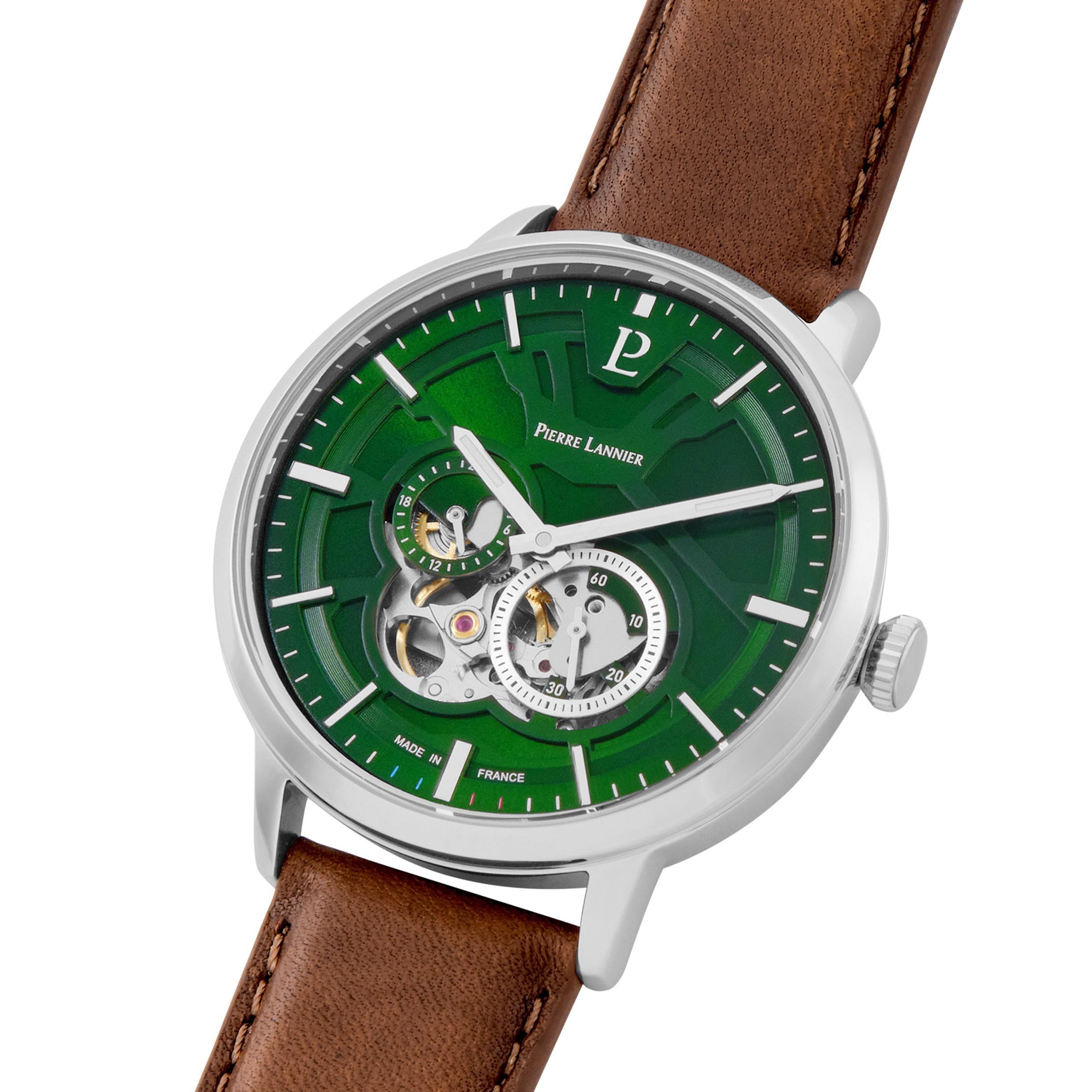 Pierre Lannier Trio orologio automatico 42 mm acciaio 5 ATM