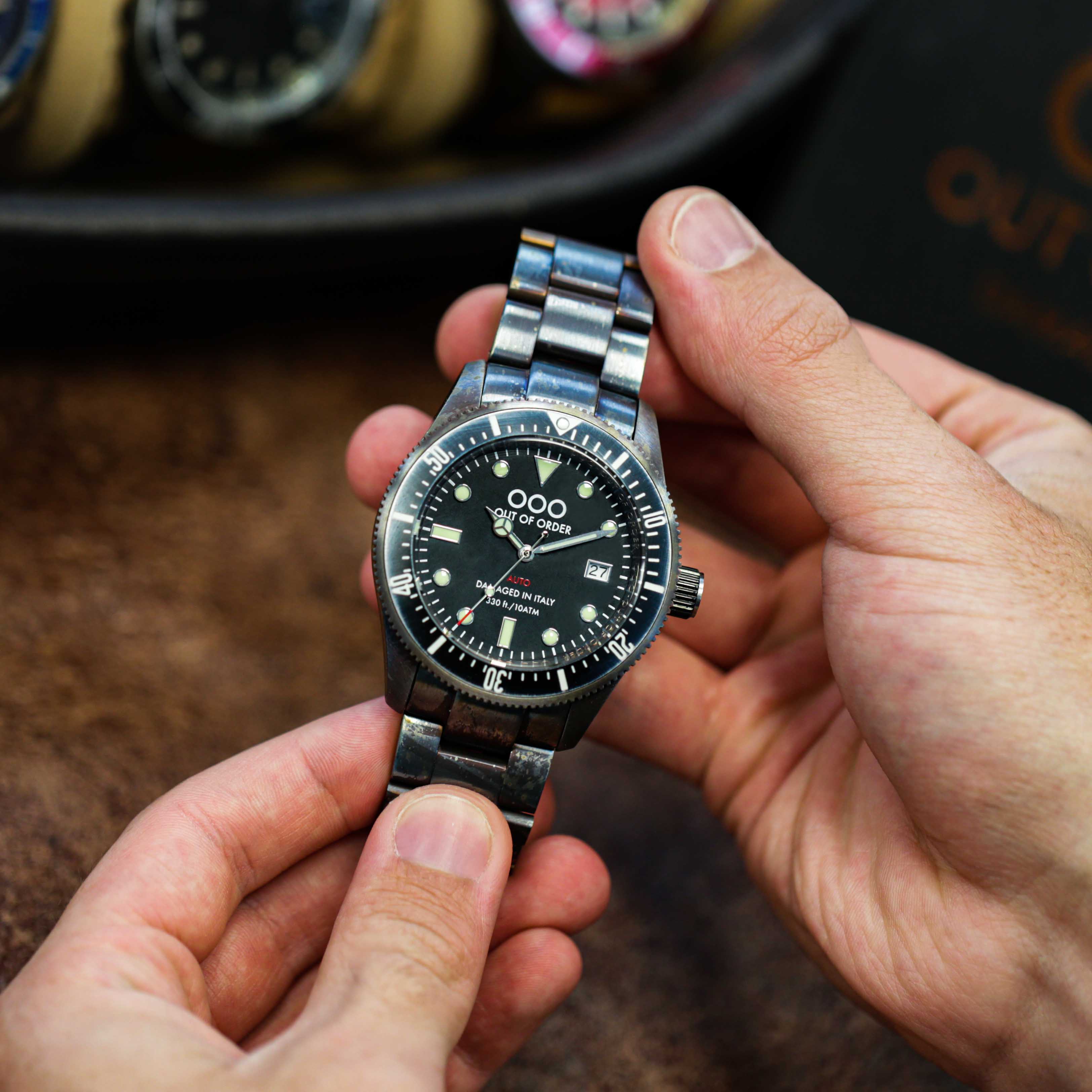 Out Of Order Auto Black orologio automatico 44mm nero