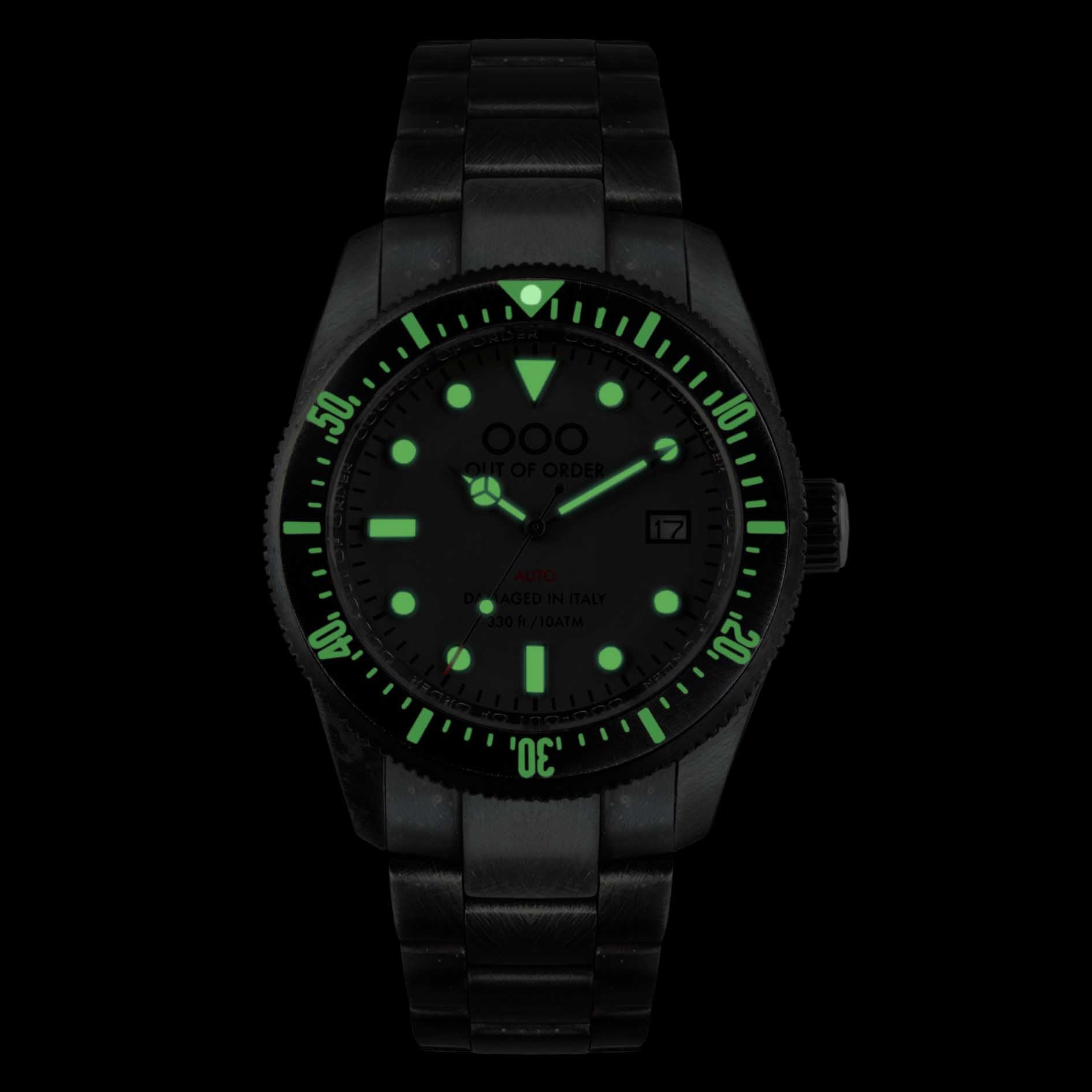 Out Of Order Auto Black orologio automatico 44mm nero