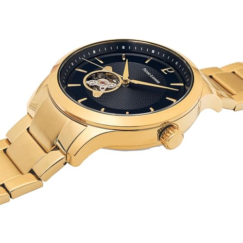 Pierre Lannier Fleuret orologio automatico nero 42,5 mm