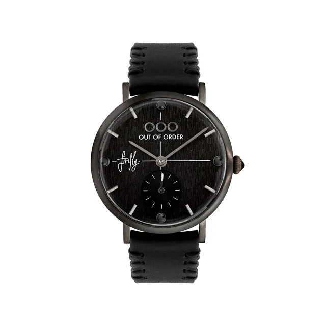 Out Of Order Firefly Orologio Quarzo 41mm Nero Pelle