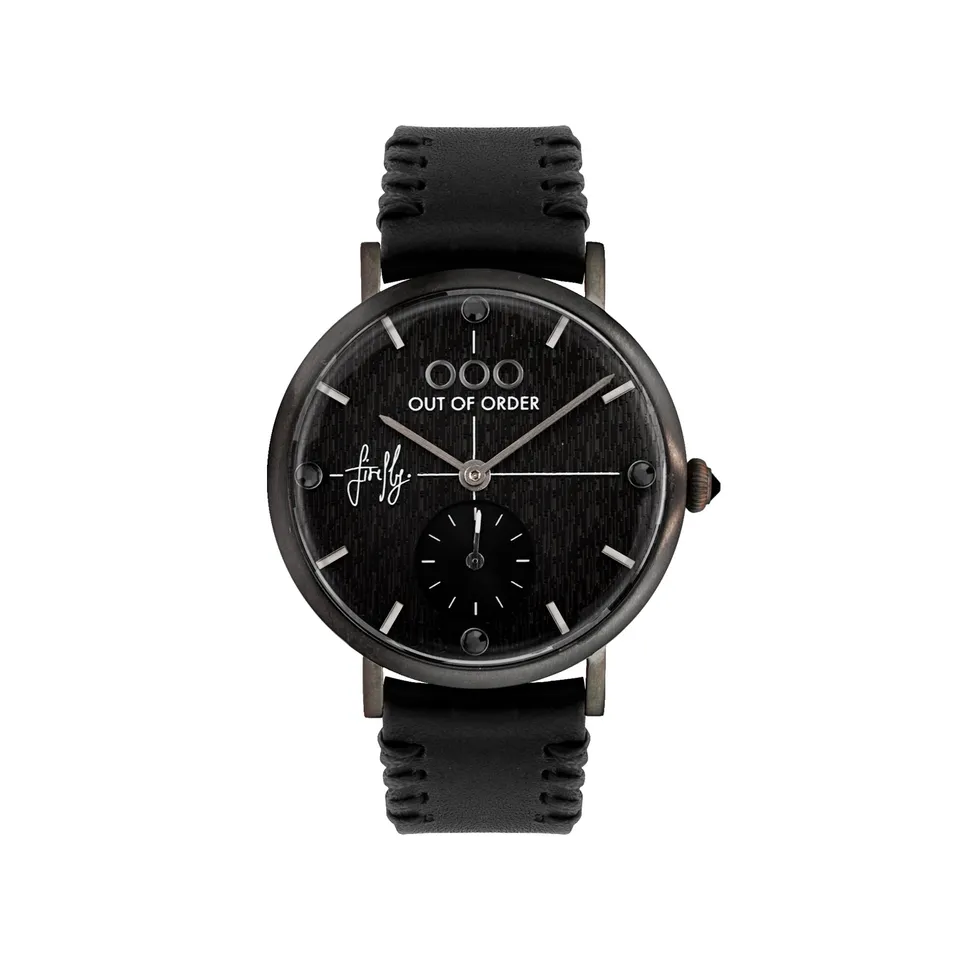 Out Of Order Firefly Orologio Quarzo 41mm Nero Pelle