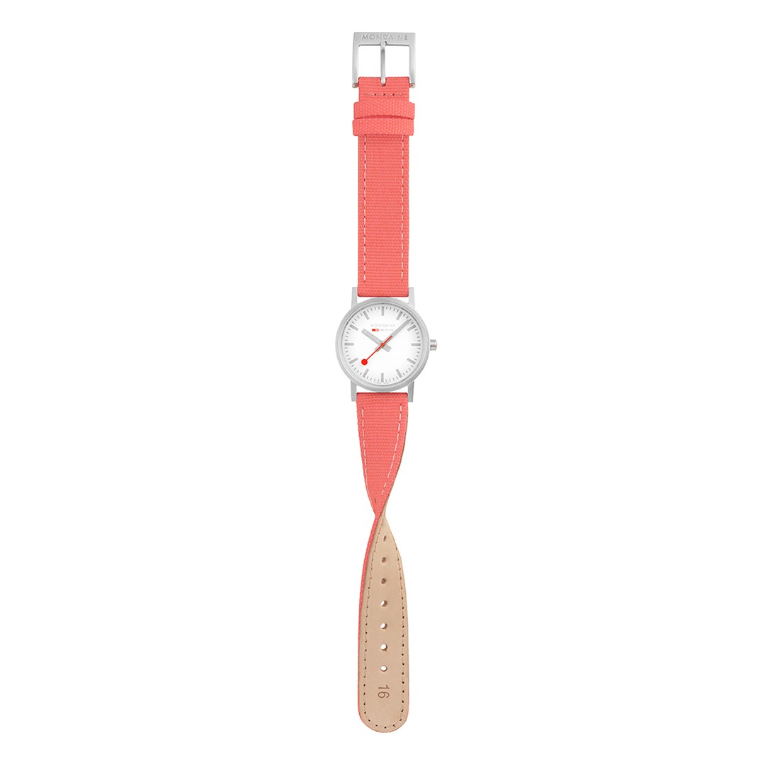 Mondaine Classic Corallo orologio 30mm quarzo