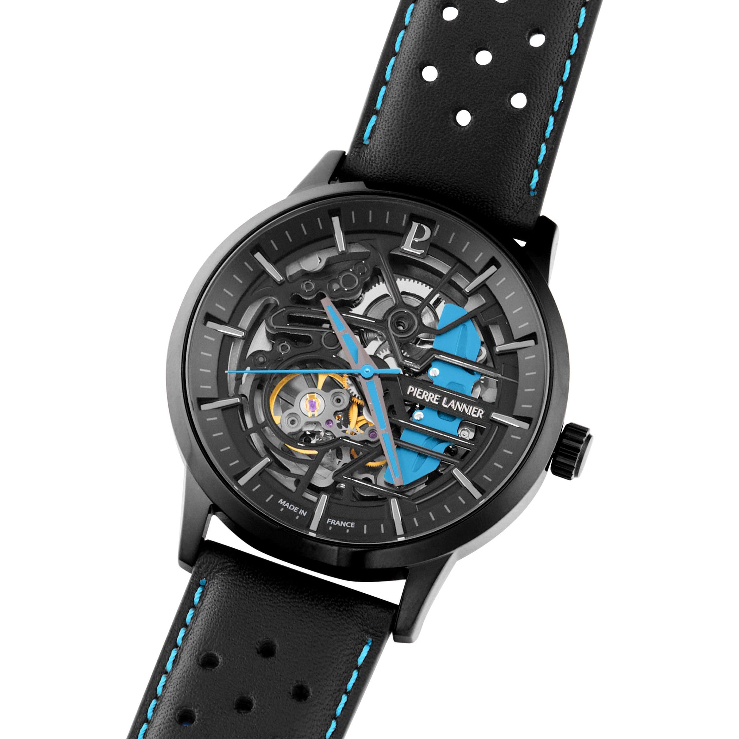 Pierre Lannier Paddock orologio automatico 43 mm acciaio