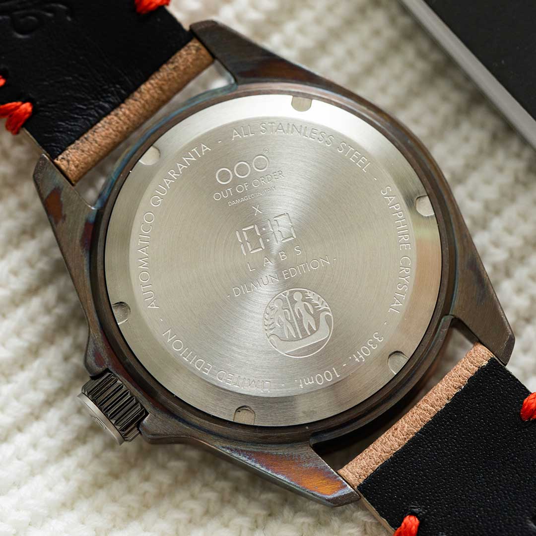 Out Of Order Automatico Quaranta Dilmun orologio 40 mm rosso