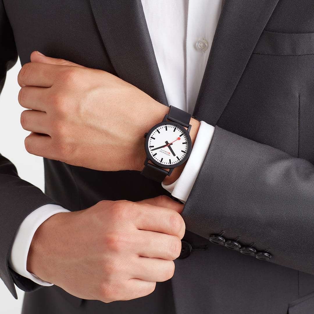 Mondaine Essence Bianco 41 mm quarzo eco-sostenibile