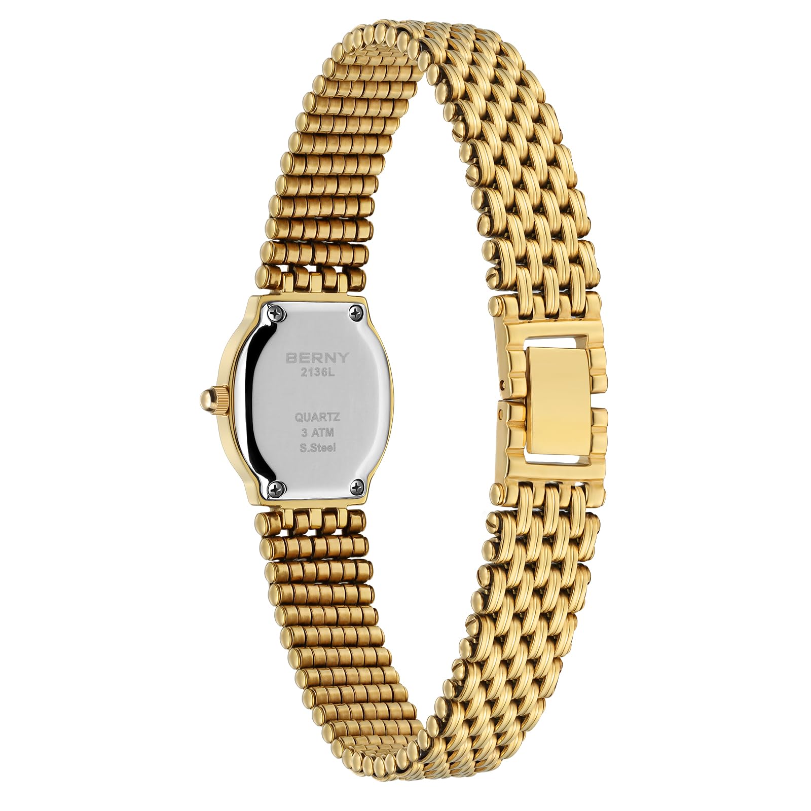 Berny Oro Orologio Donna Ovale Oro Quarzo Piccolo