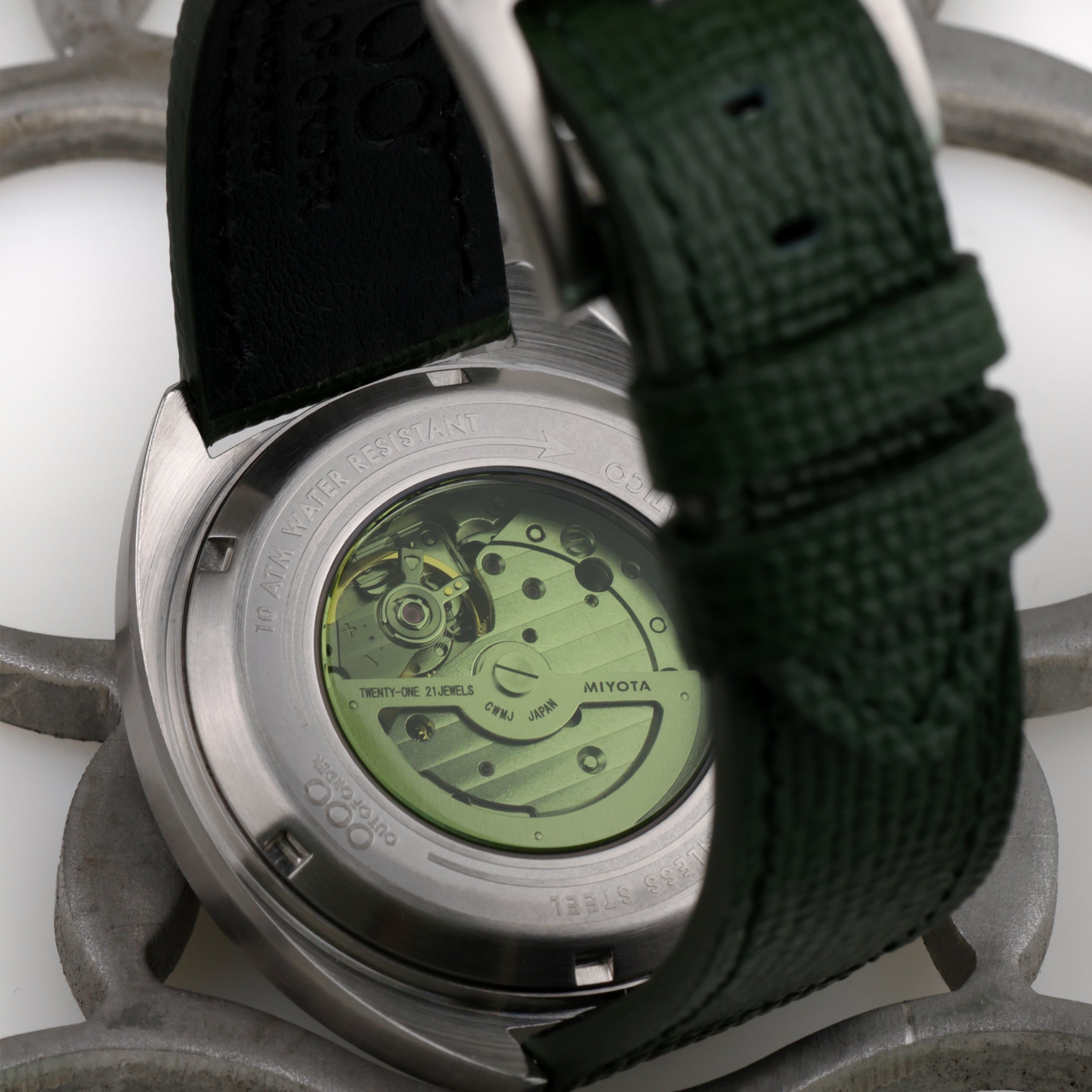 Out Of Order Torpedine Jade orologio automatico verde 42 mm