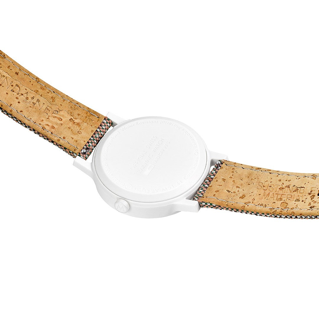 Mondaine Essence cinturino 20 mm tessuto sughero