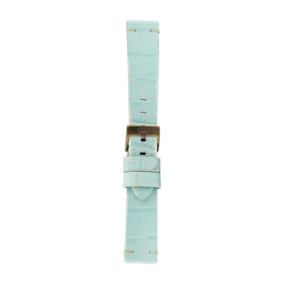 Out Of Order Sky Blue Croco cinturino 20 mm azzurro