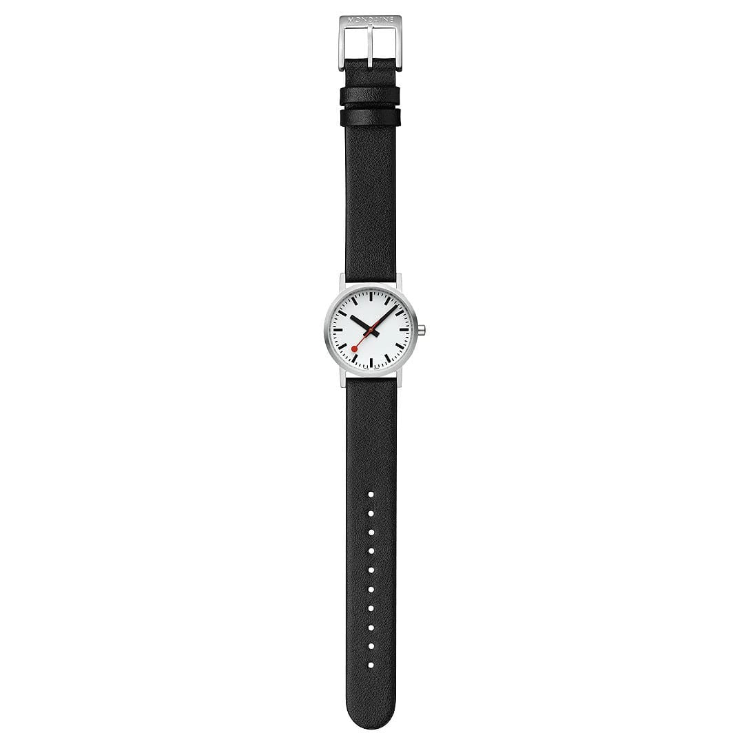 Mondaine Pure 30 mm Orologio al Quarzo Acciaio