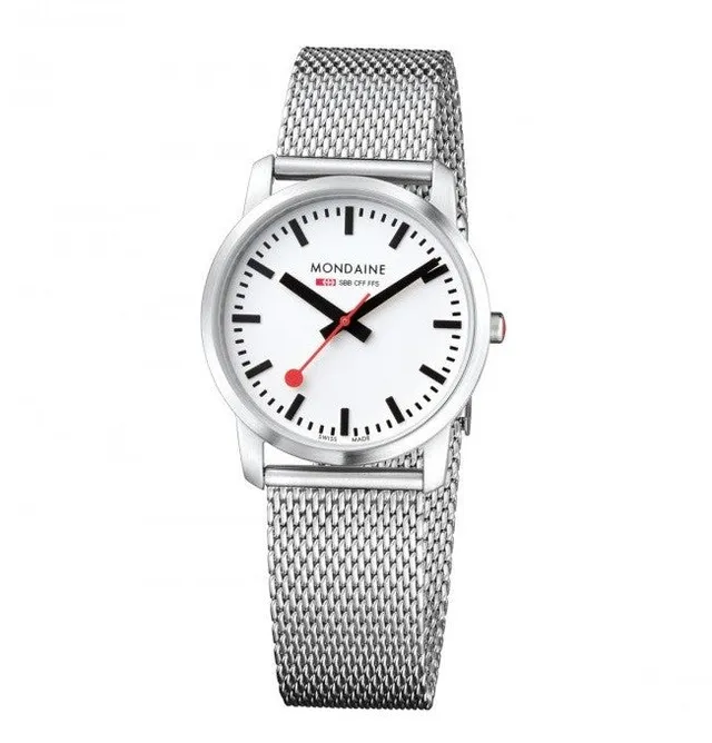 Mondaine Simply Elegant orologio 36mm acciaio
