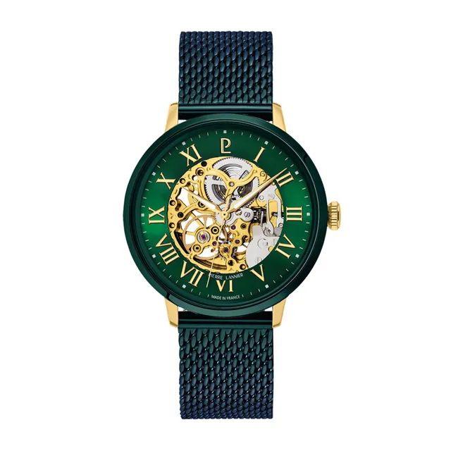 Pierre Lannier Automatic orologio uomo pelle