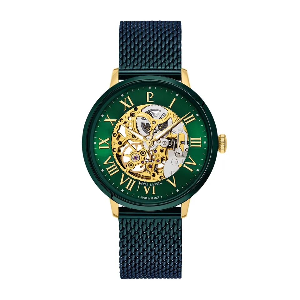 Pierre Lannier Automatic orologio uomo pelle