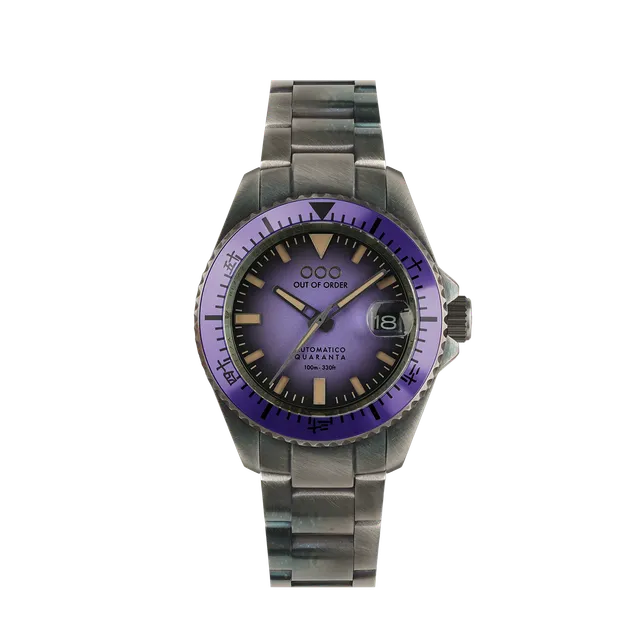 Out Of Order Indigo Automatico Quaranta Ultra Distressed orologio 40mm