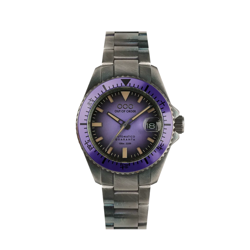 Out Of Order Indigo Automatico Quaranta Ultra Distressed orologio 40mm
