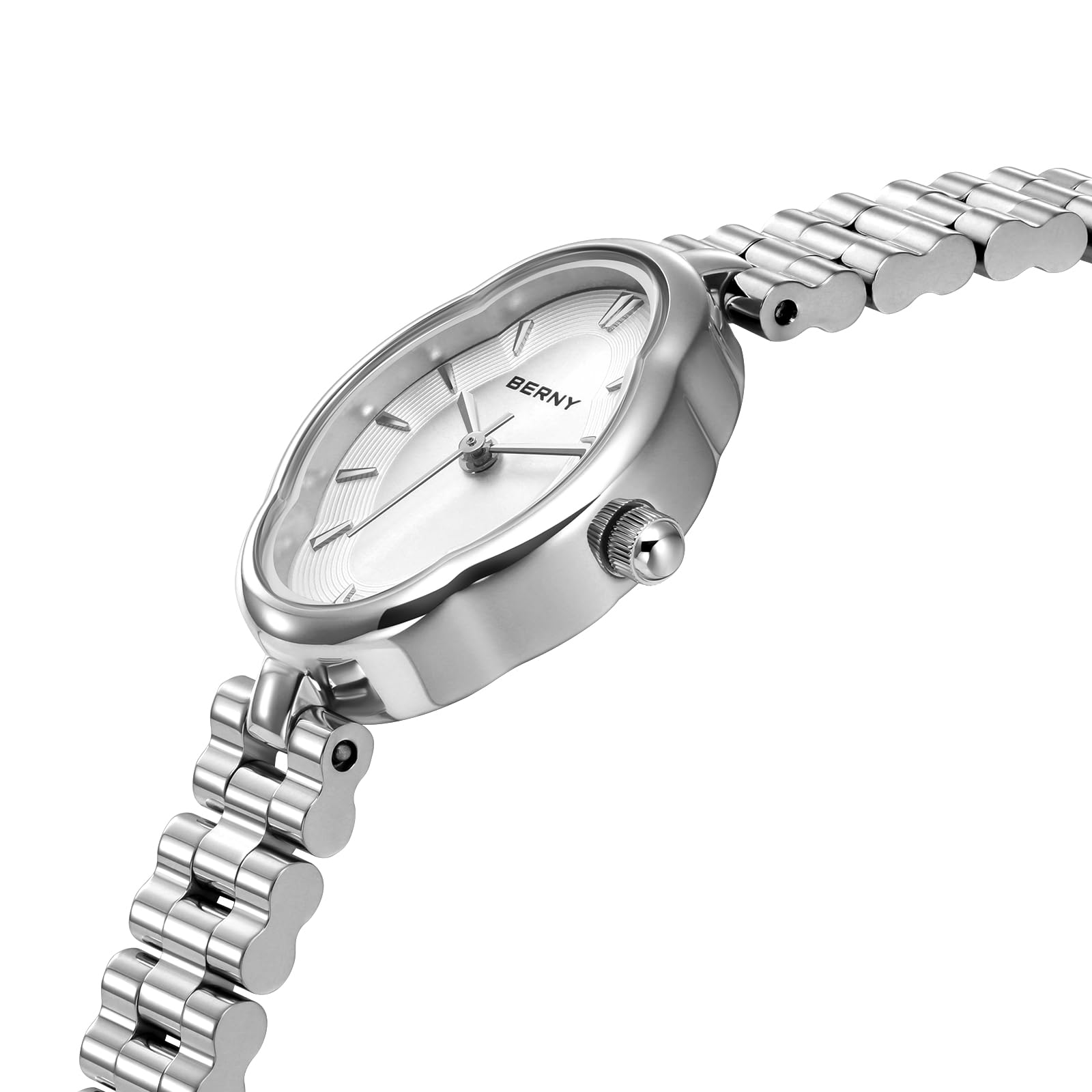 Berny Quarzo Orologio Donna Bianco 3ATM Elegante