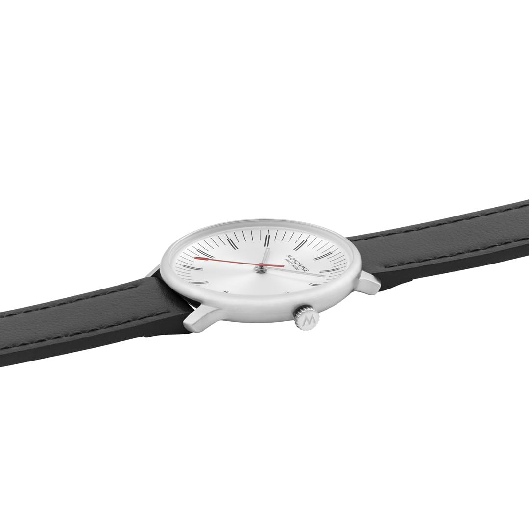 Mondaine Doppio Silver 33mm orologio donna